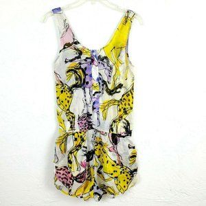 Stella McCartney Womens Horse Print Cover-Up Romper Swimwear Size XS